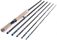 10' 5/6 Carbon Spey Fly Fishing Rod Pole Double