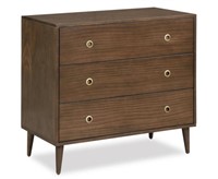 Novogratz Harper 3 Drawer Dresser - Walnut