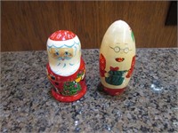 nesting eggs incl:santa claus