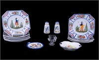Quimper + French Table Items