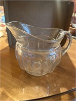 Imperial glass pitcher, heavy