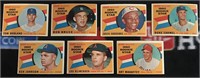 Lot of 7 1960 Topps Rookie Star Baseball Cards
