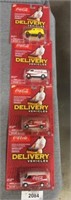 4 Vintage Coca-Cola delivery, vehicles, model cars