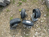 Caster dolly wheels