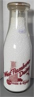 WEST FLAMBORO DAIRY ACL MILK BOTTLE PINT