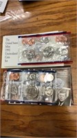1985 and 1992 US proof sets