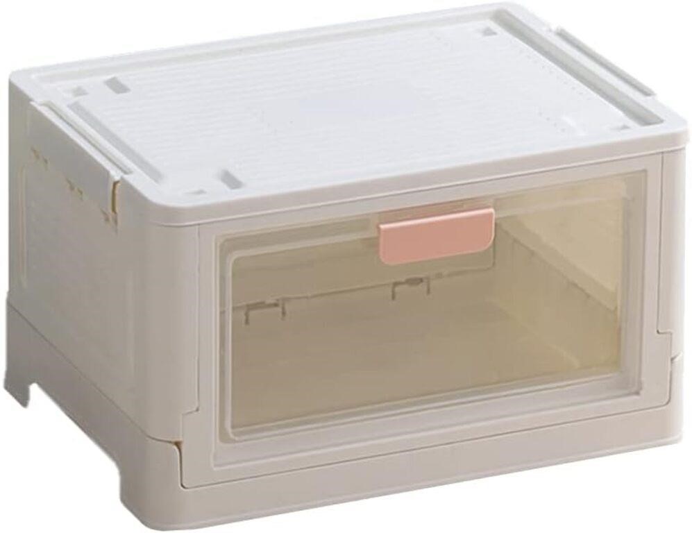 Thicken Clear Foldable Storage Bins with Lid and