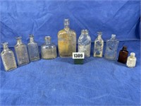 Antique & Vintage Bottle Assortment, Qty:10