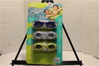 New Speedo 3 pack kids goggles