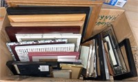 Box of Assorted Photo Frames.  NO SHIPPING
