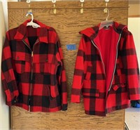 Sz 16,Sz XL women’s red flannel coats