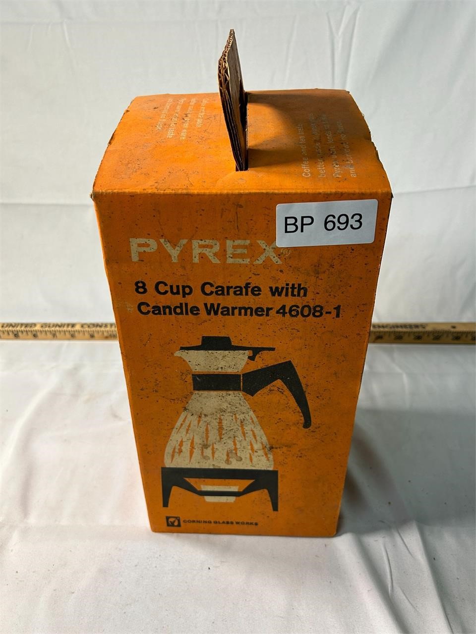 VTG Pyrex Carafe with Candle Warmer