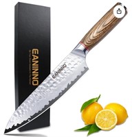EANINNO Japanese Chef Knife 8 inch for Meat/Veg