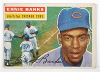 1956 TOPPS #15 ERNIE BANKS BASEBALL CARD