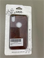 iPhone XS vintage brown phone case