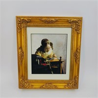 Vintage Johannes Vermeer "The Lace Maker" Print