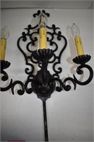 Unique Wall Candleabra Scronce w/Wire Cover