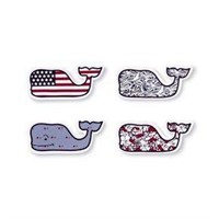 $40 (10) Vineyard Vines Whale Sticker Set