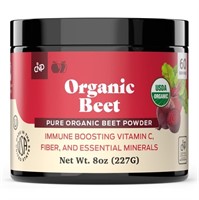 Pure Organic Beet Root Powder Supplement - 8oz 60