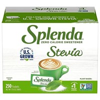 2026/ 08SPLENDA Stevia Sweetener Packets, Zero Cal