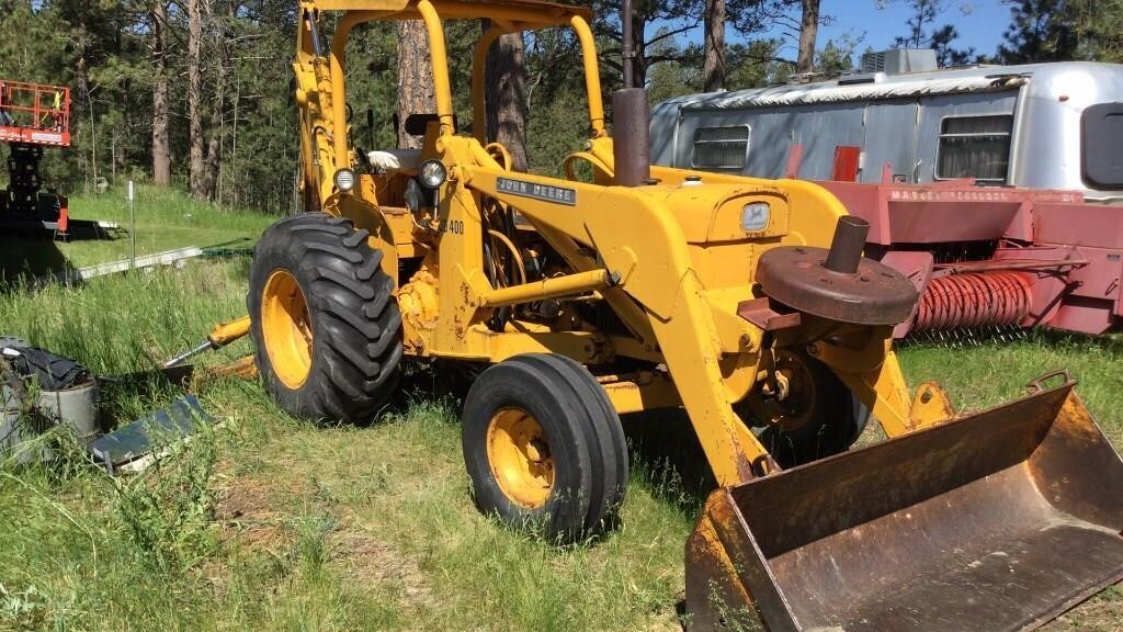 JOHN DEERE JD 400 DIESEL BACKHOE / LOADER