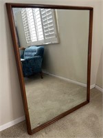 Large Wood Frame Mirror