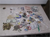 Lot of Beads & Jewelry - Many Individually Bagged