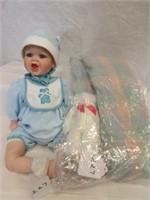 Baby Doll with Balnket & Teddy