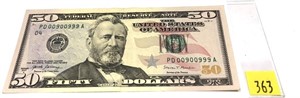 $50 Federal Reserve note series of 2017
