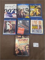 Blue-Ray dvd movies (most are new)