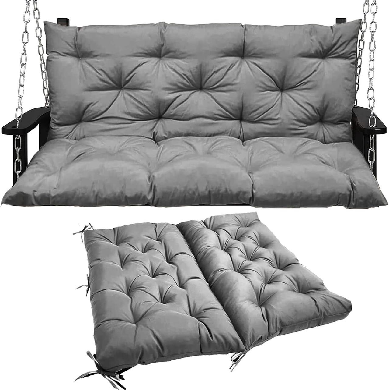 60x40in Swing Seat Cushions  Light Gray