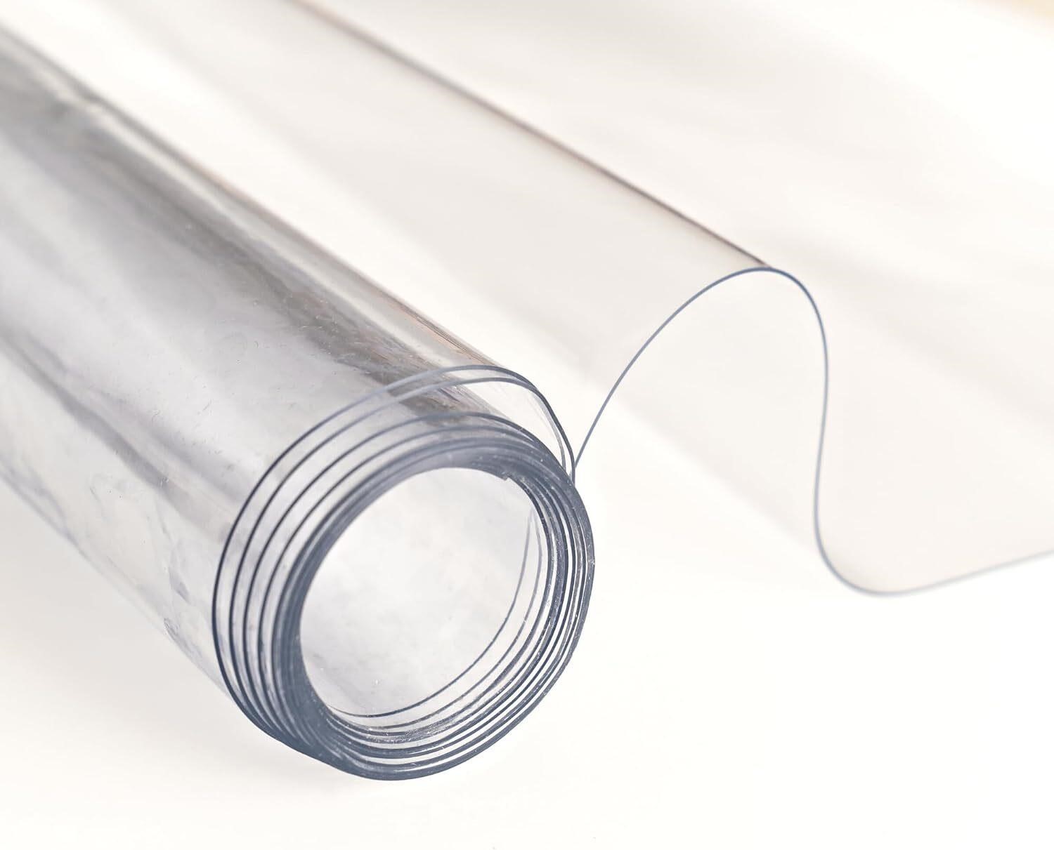 $60  Clear Vinyl Sheeting  10 Gauge  5 Yard Roll