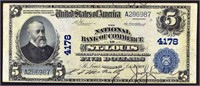 1909 $5 St. Louis National Currency