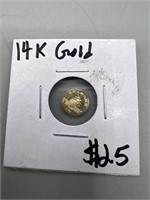 14K Gold Panda Coin