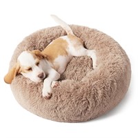 Bedsure Calming Dog Bed for Small Dogs - Donut Was