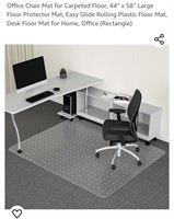 NEW 44” x 58” Office Chair Mat for Carpeted Floor