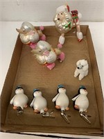 Poodle Ornaments and Penguin Clips