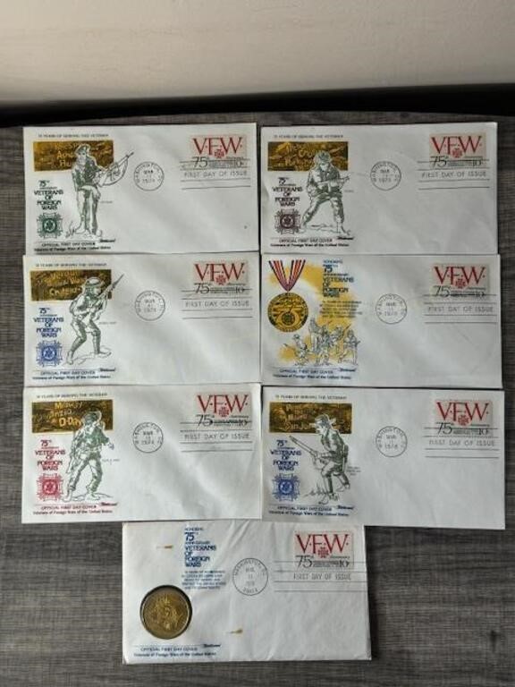 V.F.W Official First Day Covers