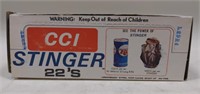 500 Rounds CCI Stinger .22 LR Cartridges In Boxes