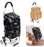 SHOPPING TROLLY WITH REMOVABLE WATERPROOF CANVAS