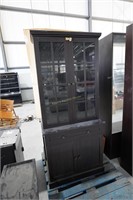 2-china cabinets with glass doors