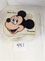 Vintage 1980's Mickey Mouse Phonograph