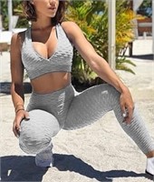 Size C Womens Two Piece Gym Outfit