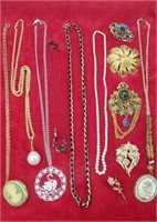 Vintage Brooches and Costume Jewelry
