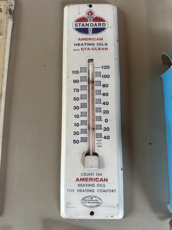1964 Standard Oil Thermometer