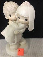 Precious Moments. “Bless you two” Figurine. 5.5in