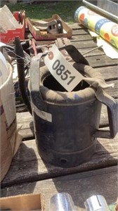Vintage oil can, John Deere misc