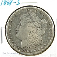 1898-S Silver Morgan Dollar Coin