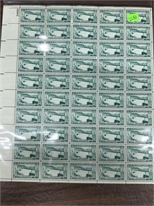 FULL SHEET STAMPS RECLAMATION STAMP LOT
