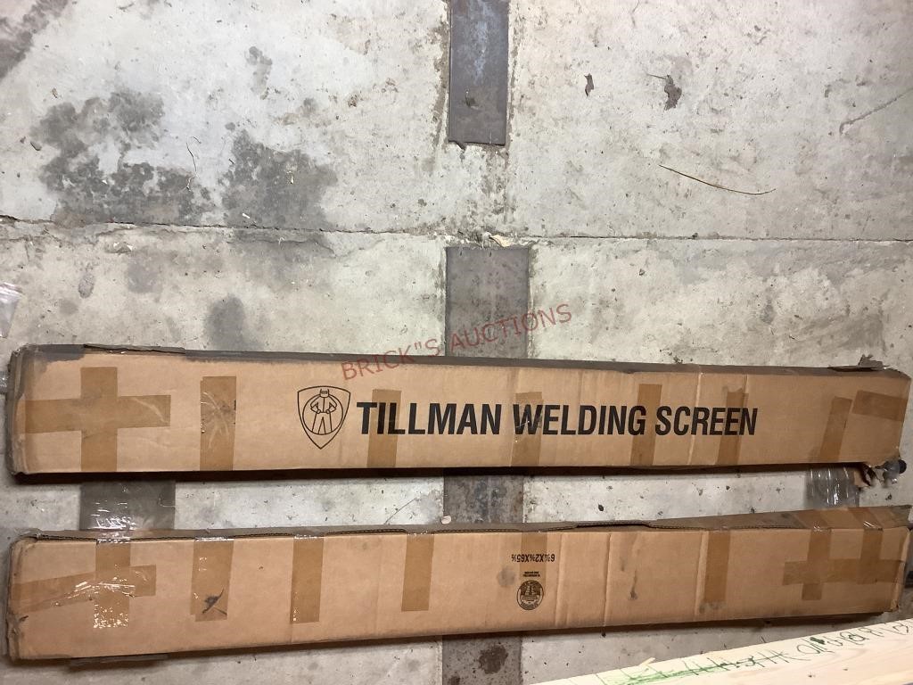 Two Sets of Welding Screens